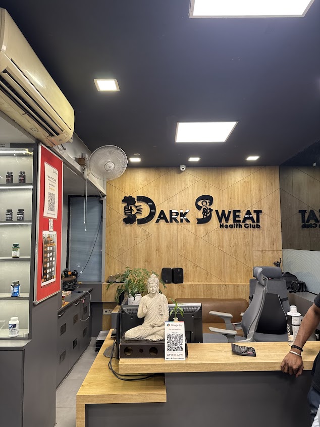 Dark Sweat Health Gym interior and training session view 2